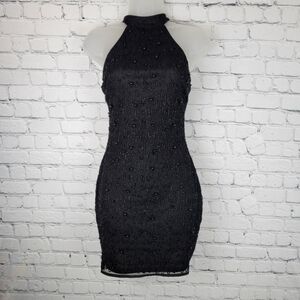 NWT Windsor Size M Beaded Backless Mini Dress